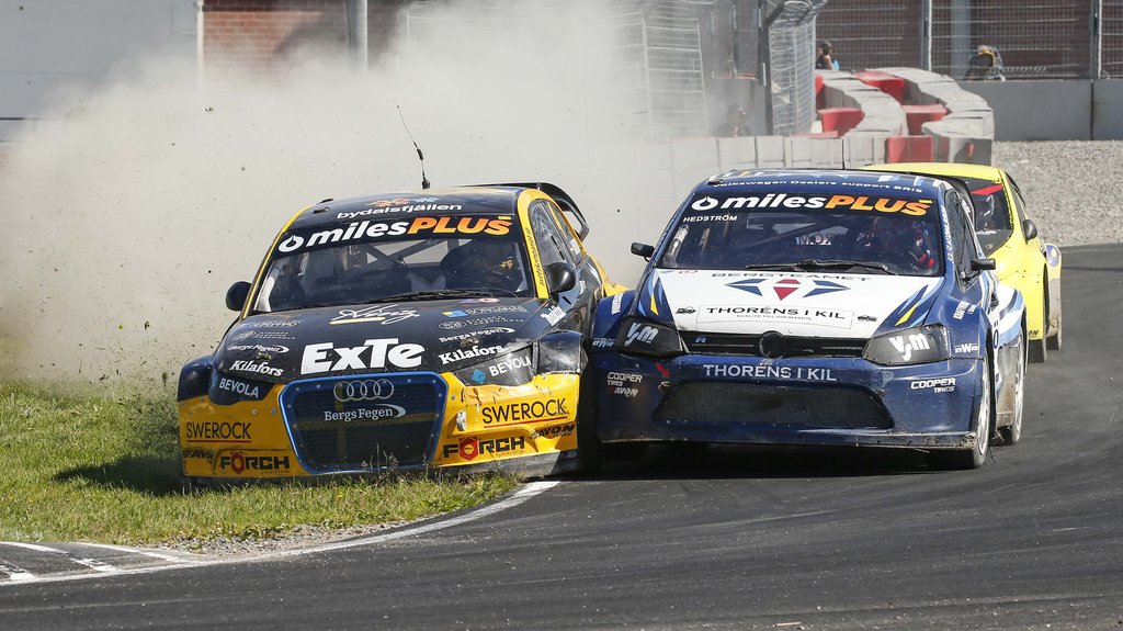 Kørerne fighter tæt i RallyX Nordic
(Foto: Tony Welam / STCC)